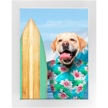Load image into Gallery viewer, BITCHIN' - Custom Pet Portrait Framed Satin Paper Print