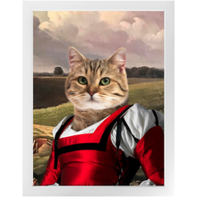 Load image into Gallery viewer, Reign In Spain - Renaissance Inspired Custom Pet Portrait Framed Satin Paper Print