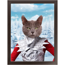 Load image into Gallery viewer, CHRISTMAS CRACKER 10 - Christmas Inspired Custom Pet Portrait Framed Satin Paper Print
