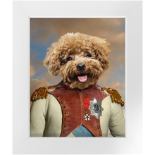 Load image into Gallery viewer, Baron D. Zert - Renaissance Inspired Custom Pet Portrait Framed Satin Paper Print