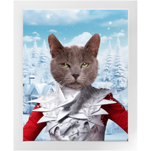 Load image into Gallery viewer, CHRISTMAS CRACKER 10 - Christmas Inspired Custom Pet Portrait Framed Satin Paper Print