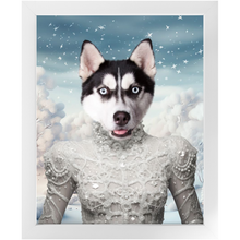 Load image into Gallery viewer, CHRISTMAS CRACKER 4 - Christmas Inspired Custom Pet Portrait Framed Satin Paper Print
