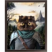 Load image into Gallery viewer, TAKING THE SCENIC ROUTE - Lord of the Rings Inspired Custom Pet Portrait Framed Satin Paper Print