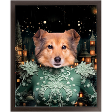 Load image into Gallery viewer, CHRISTMAS CRACKER 14 - Christmas Inspired Custom Pet Portrait Framed Satin Paper Print