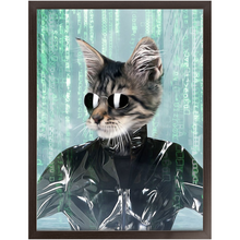 Load image into Gallery viewer, Holey Trinity - The Matrix Inspired Custom Pet Portrait Framed Satin Paper Print