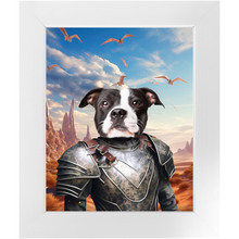 Load image into Gallery viewer, DESSERT CROSSING 3 - Game of Thrones & House Of Dragons Inspired Custom Pet Portrait Framed Satin Paper Print