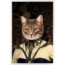 Load image into Gallery viewer, Springtrap - Steampunk, Victorian Era Inspired Custom Pet Portrait Framed Satin Paper Print