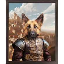 Load image into Gallery viewer, BESTEROS 2 - Game of Thrones & House Of Dragons Inspired Custom Pet Portrait Framed Satin Paper Print