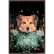 Load image into Gallery viewer, CHRISTMAS CRACKER 14 - Christmas Inspired Custom Pet Portrait Framed Satin Paper Print