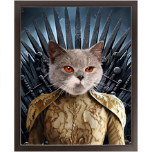 Load image into Gallery viewer, THE BONEROOM 7 - Game of Thrones & House Of Dragons Inspired Custom Pet Portrait Framed Satin Paper Print