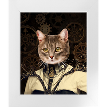 Load image into Gallery viewer, Springtrap - Steampunk, Victorian Era Inspired Custom Pet Portrait Framed Satin Paper Print