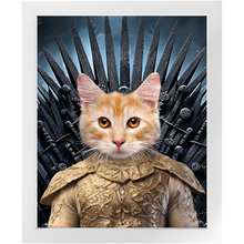 Load image into Gallery viewer, THE BONEROOM 1 - Game of Thrones & House Of Dragons Inspired Custom Pet Portrait Framed Satin Paper Print