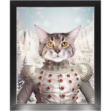 Load image into Gallery viewer, CHRISTMAS CRACKER 2 - Christmas Inspired Custom Pet Portrait Framed Satin Paper Print