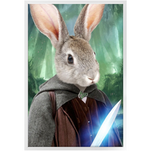 Load image into Gallery viewer, Shire Ground - Lord of The Rings Inspired Custom Pet Portrait Framed Satin Paper Print