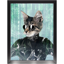 Load image into Gallery viewer, Holey Trinity - The Matrix Inspired Custom Pet Portrait Framed Satin Paper Print