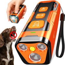 Load image into Gallery viewer, Dog Bark Deterrent Device, 3X Ultrasonic anti Barking, 6 Training Modes 23 FT Range Barks No More Indoors Outdoors Behavior Correct Safe & Humane Rechargeable Compact Bark Control for Dogs