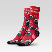 Load image into Gallery viewer, "Be The Person..." Custom Dog Socks With Your Pup's Face