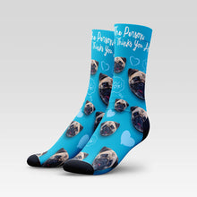 Load image into Gallery viewer, "Be The Person..." Custom Dog Socks With Your Pup's Face