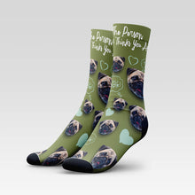 Load image into Gallery viewer, "Be The Person..." Custom Dog Socks With Your Pup's Face