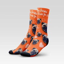 Load image into Gallery viewer, "Be The Person..." Custom Dog Socks With Your Pup's Face