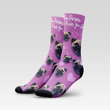 Load image into Gallery viewer, "Be The Person..." Custom Dog Socks With Your Pup's Face