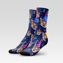Load image into Gallery viewer, Birthday Custom Pet Socks - Personalized With Your Pet's Face