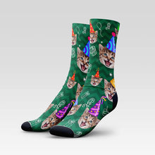 Load image into Gallery viewer, Birthday Custom Pet Socks - Personalized With Your Pet's Face