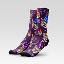 Load image into Gallery viewer, Birthday Custom Pet Socks - Personalized With Your Pet's Face
