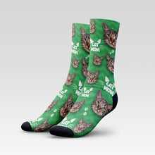 Load image into Gallery viewer, Cat Mom Custom Cat Socks With Your Kitty's Face