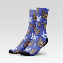 Load image into Gallery viewer, Cat Mom Custom Cat Socks With Your Kitty's Face