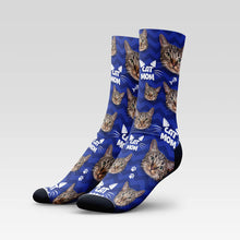 Load image into Gallery viewer, Cat Mom Custom Cat Socks With Your Kitty's Face