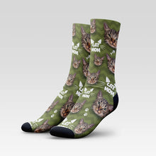 Load image into Gallery viewer, Cat Mom Custom Cat Socks With Your Kitty's Face