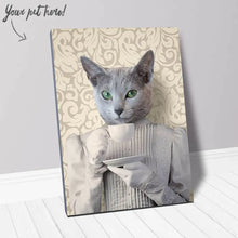 Load image into Gallery viewer, Lady Lick - Renaissance Inspired Custom Pet Portrait Canvas
