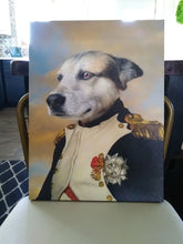 Load image into Gallery viewer, Napoleon Complex - Napoleon & Renaissance Inspired Custom Pet Portrait Canvas