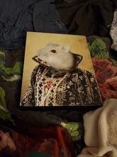 Load image into Gallery viewer, Countess Crows - Renaissance Inspired Custom Pet Portrait Canvas