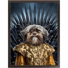 Load image into Gallery viewer, THE BONEROOM 2 - Game of Thrones & House Of Dragons Inspired Custom Pet Portrait Framed Satin Paper Print