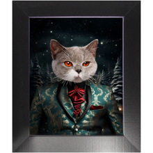 Load image into Gallery viewer, CHRISTMAS CRACKER 7 - Christmas Inspired Custom Pet Portrait Framed Satin Paper Print