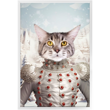 Load image into Gallery viewer, CHRISTMAS CRACKER 2 - Christmas Inspired Custom Pet Portrait Framed Satin Paper Print