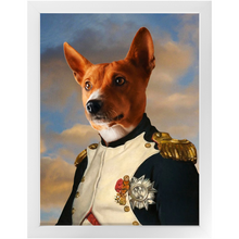 Load image into Gallery viewer, Napoleon Complex - Napoleon & Renaissance Inspired Custom Pet Portrait Framed Satin Paper Print