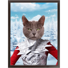 Load image into Gallery viewer, CHRISTMAS CRACKER 10 - Christmas Inspired Custom Pet Portrait Framed Satin Paper Print