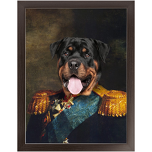 Load image into Gallery viewer, LORD E. LORDY - Renaissance Inspired Custom Pet Portrait Framed Satin Paper Print