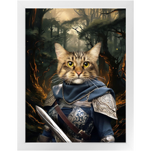 Load image into Gallery viewer, PORK HUNTER - Lord of the Rings Inspired Custom Pet Portrait Framed Satin Paper Print
