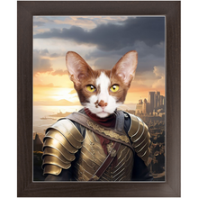 Load image into Gallery viewer, BESTEROS 1 - Game of Thrones & House Of Dragons Inspired Custom Pet Portrait Framed Satin Paper Print