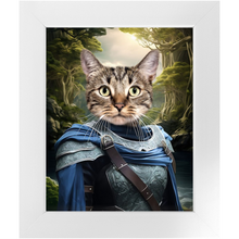 Load image into Gallery viewer, AN ENCHANTED FURREST - Lord of the Rings Inspired Custom Pet Portrait Framed Satin Paper Print