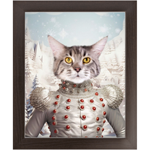 Load image into Gallery viewer, CHRISTMAS CRACKER 2 - Christmas Inspired Custom Pet Portrait Framed Satin Paper Print