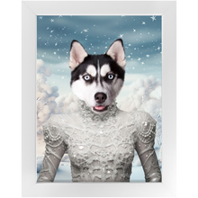 Load image into Gallery viewer, CHRISTMAS CRACKER 4 - Christmas Inspired Custom Pet Portrait Framed Satin Paper Print