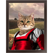 Load image into Gallery viewer, Reign In Spain - Renaissance Inspired Custom Pet Portrait Framed Satin Paper Print