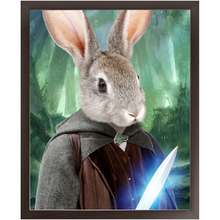 Load image into Gallery viewer, Shire Ground - Lord of The Rings Inspired Custom Pet Portrait Framed Satin Paper Print