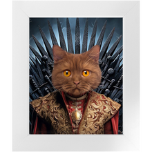 Load image into Gallery viewer, THE BONEROOM 4 - Game of Thrones & House Of Dragons Inspired Custom Pet Portrait Framed Satin Paper Print