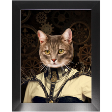 Load image into Gallery viewer, Springtrap - Steampunk, Victorian Era Inspired Custom Pet Portrait Framed Satin Paper Print